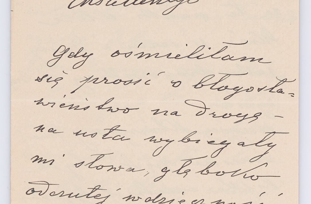 Zdjęcie nr 108 dla obiektu archiwalnego: Listy kierowane do Józefa Bilczewskiego w roku 1906