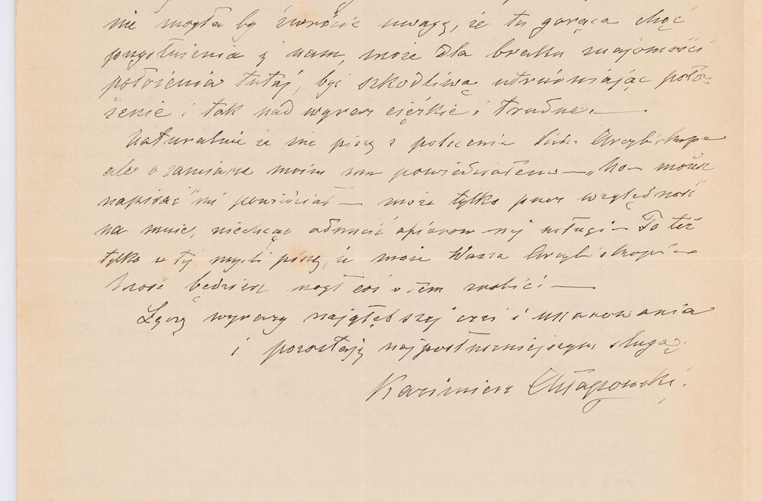 Zdjęcie nr 93 dla obiektu archiwalnego: Listy kierowane do Józefa Bilczewskiego w roku 1906