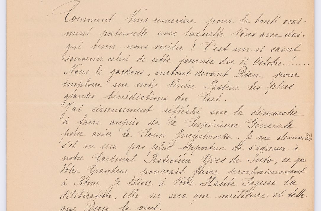 Zdjęcie nr 77 dla obiektu archiwalnego: Listy kierowane do Józefa Bilczewskiego w roku 1906