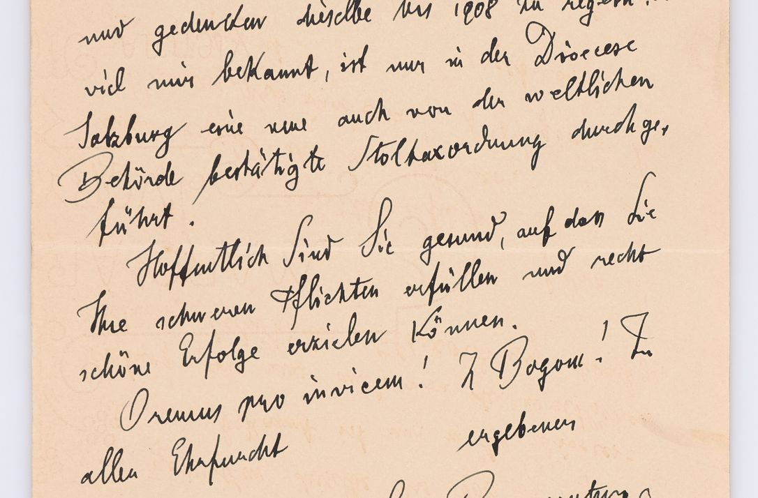 Zdjęcie nr 75 dla obiektu archiwalnego: Listy kierowane do Józefa Bilczewskiego w roku 1906