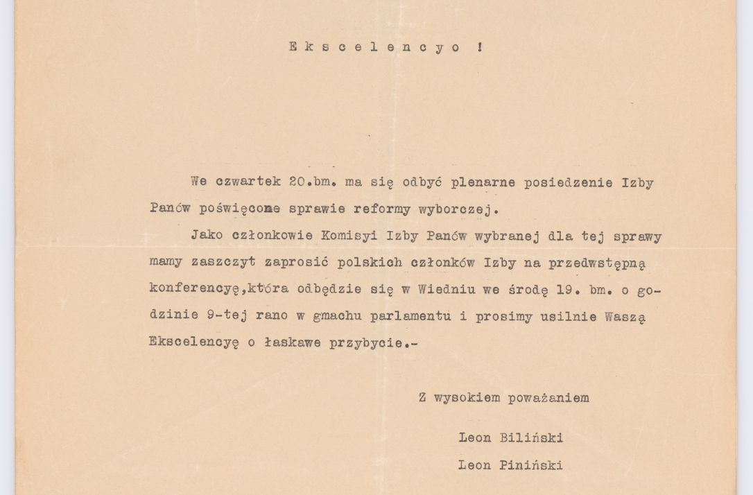 Zdjęcie nr 68 dla obiektu archiwalnego: Listy kierowane do Józefa Bilczewskiego w roku 1906