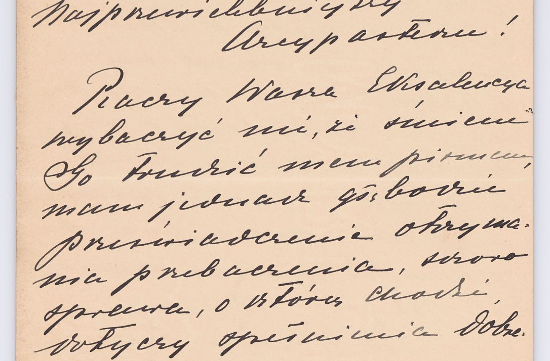Zdjęcie nr 59 dla obiektu archiwalnego: Listy kierowane do Józefa Bilczewskiego w roku 1906
