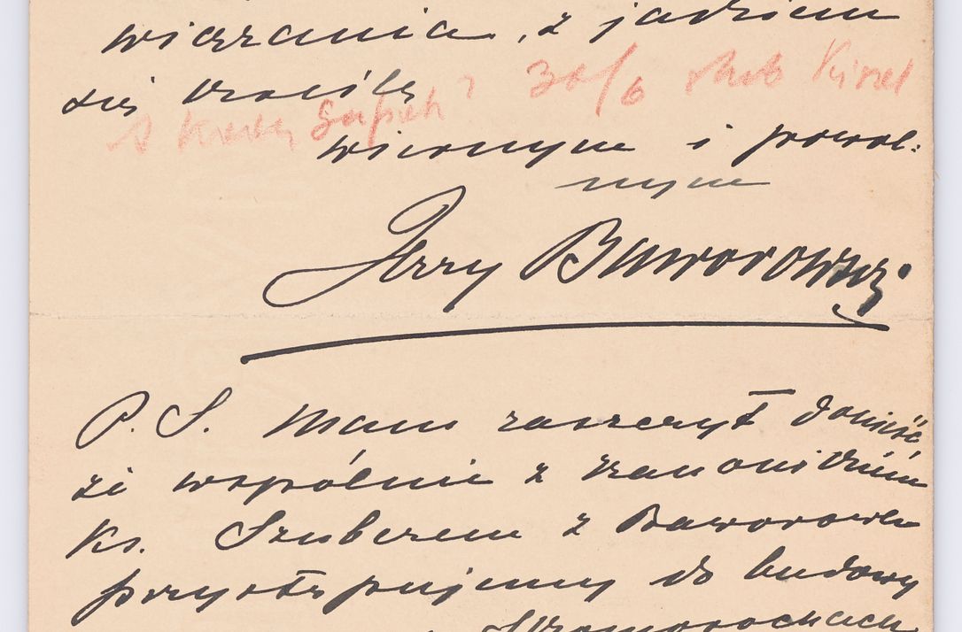 Zdjęcie nr 61 dla obiektu archiwalnego: Listy kierowane do Józefa Bilczewskiego w roku 1906