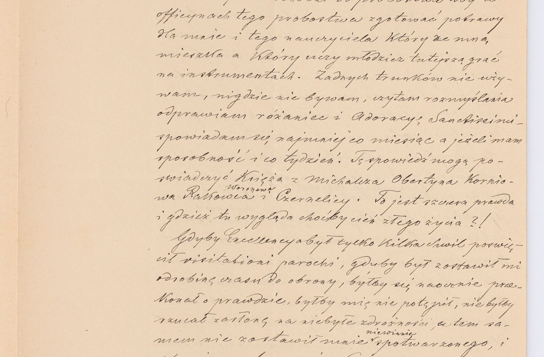 Zdjęcie nr 53 dla obiektu archiwalnego: Listy kierowane do Józefa Bilczewskiego w roku 1906