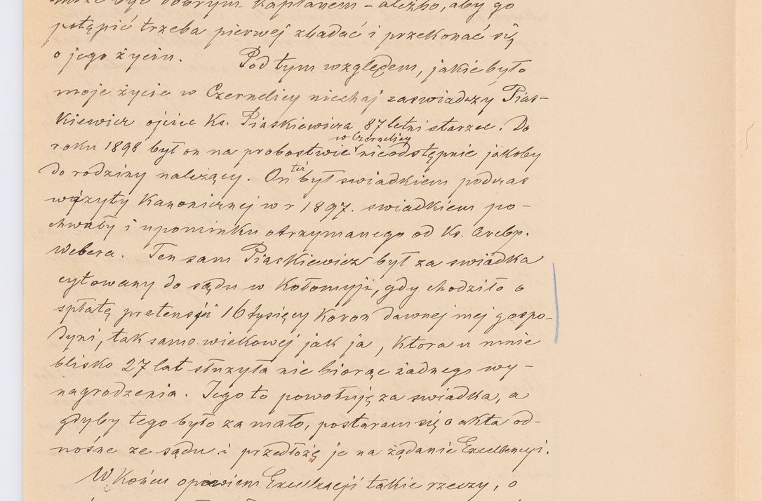 Zdjęcie nr 52 dla obiektu archiwalnego: Listy kierowane do Józefa Bilczewskiego w roku 1906