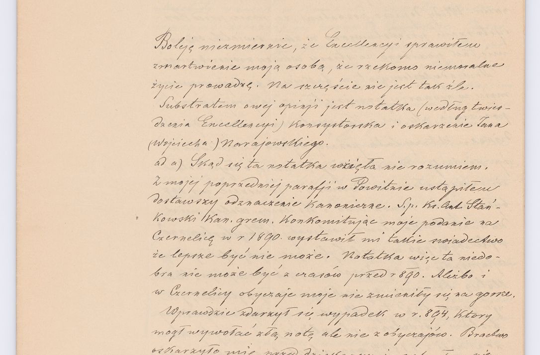 Zdjęcie nr 47 dla obiektu archiwalnego: Listy kierowane do Józefa Bilczewskiego w roku 1906