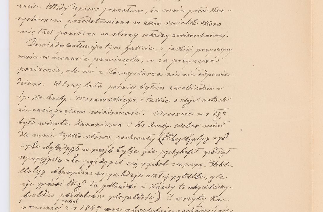 Zdjęcie nr 48 dla obiektu archiwalnego: Listy kierowane do Józefa Bilczewskiego w roku 1906