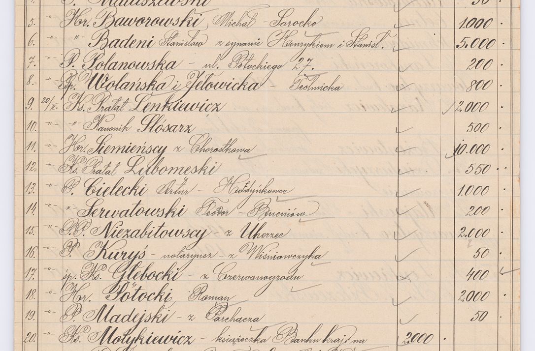 Zdjęcie nr 43 dla obiektu archiwalnego: Listy kierowane do Józefa Bilczewskiego w roku 1906