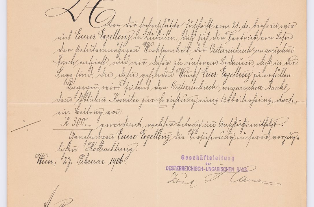 Zdjęcie nr 39 dla obiektu archiwalnego: Listy kierowane do Józefa Bilczewskiego w roku 1906