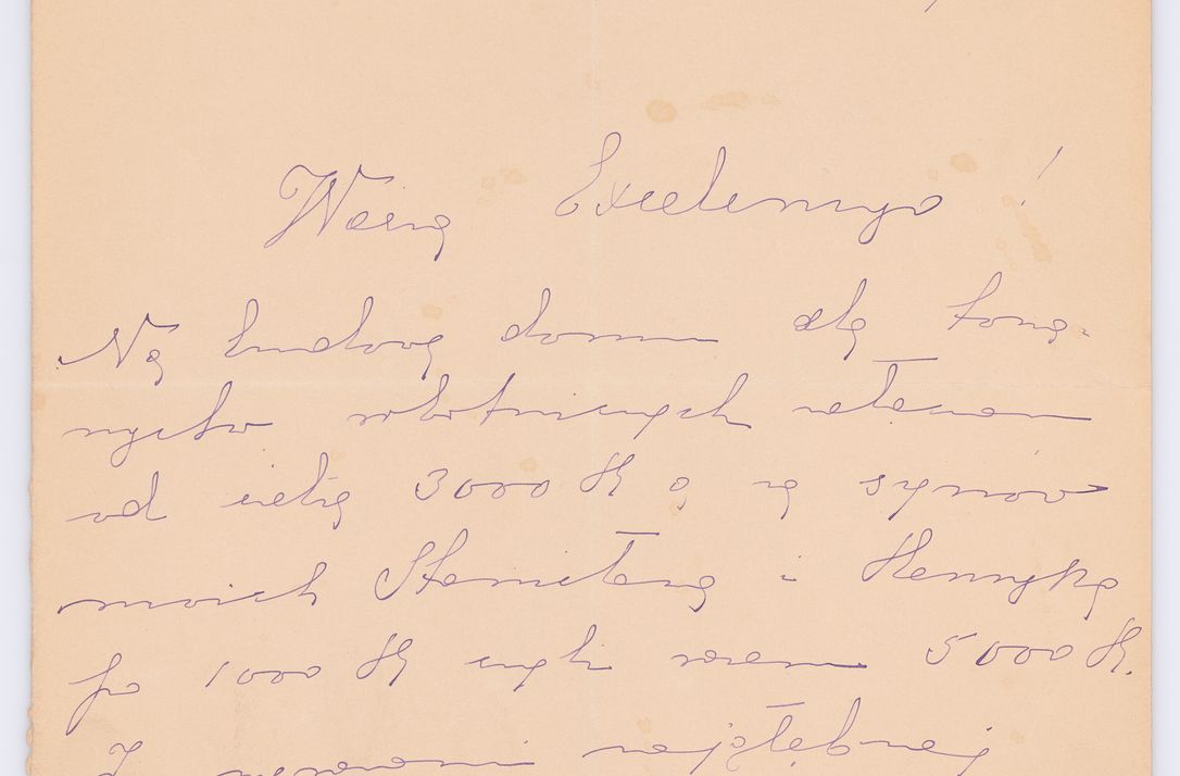 Zdjęcie nr 37 dla obiektu archiwalnego: Listy kierowane do Józefa Bilczewskiego w roku 1906