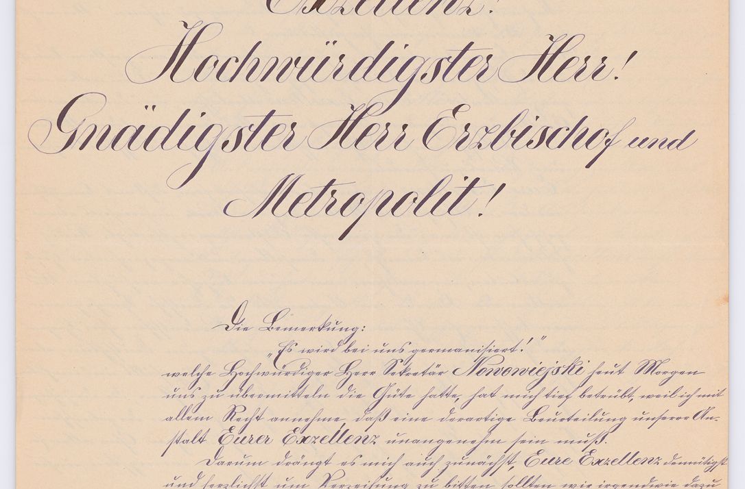 Zdjęcie nr 33 dla obiektu archiwalnego: Listy kierowane do Józefa Bilczewskiego w roku 1906