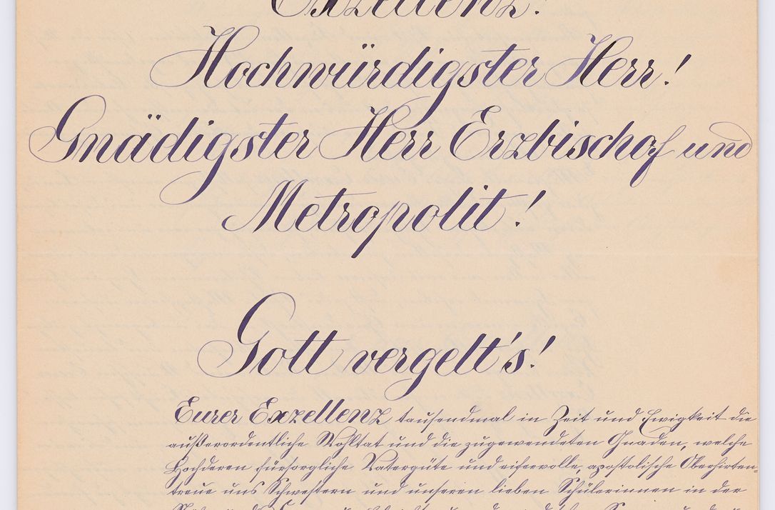 Zdjęcie nr 25 dla obiektu archiwalnego: Listy kierowane do Józefa Bilczewskiego w roku 1906