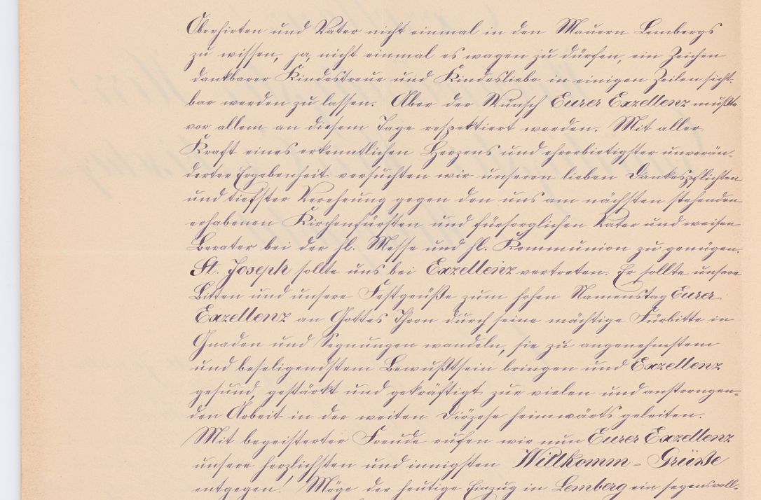 Zdjęcie nr 15 dla obiektu archiwalnego: Listy kierowane do Józefa Bilczewskiego w roku 1906