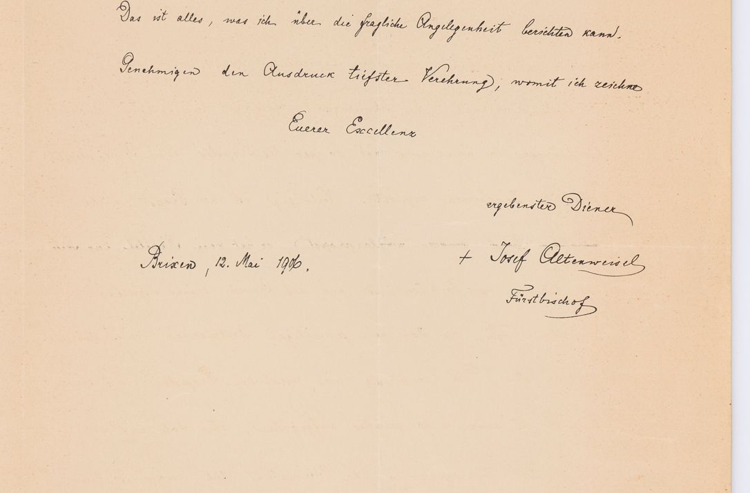 Zdjęcie nr 8 dla obiektu archiwalnego: Listy kierowane do Józefa Bilczewskiego w roku 1906