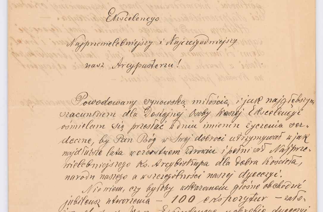 Zdjęcie nr 592 dla obiektu archiwalnego: Listy kierowane do Józefa Bilczewskiego w roku 1906
