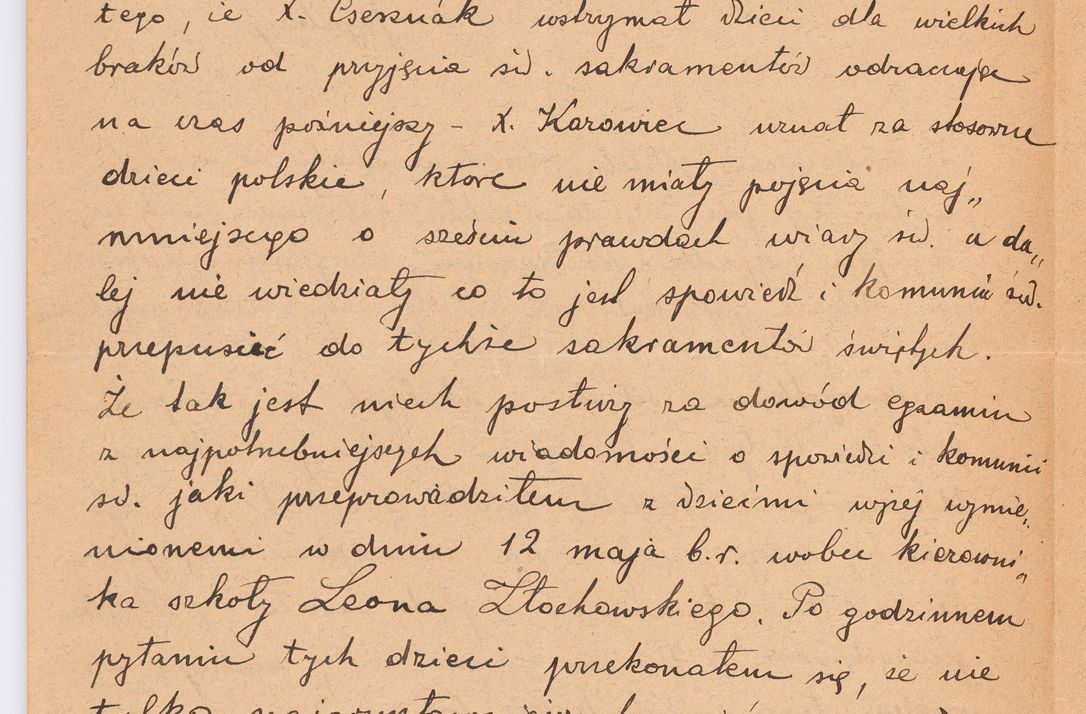 Zdjęcie nr 589 dla obiektu archiwalnego: Listy kierowane do Józefa Bilczewskiego w roku 1906