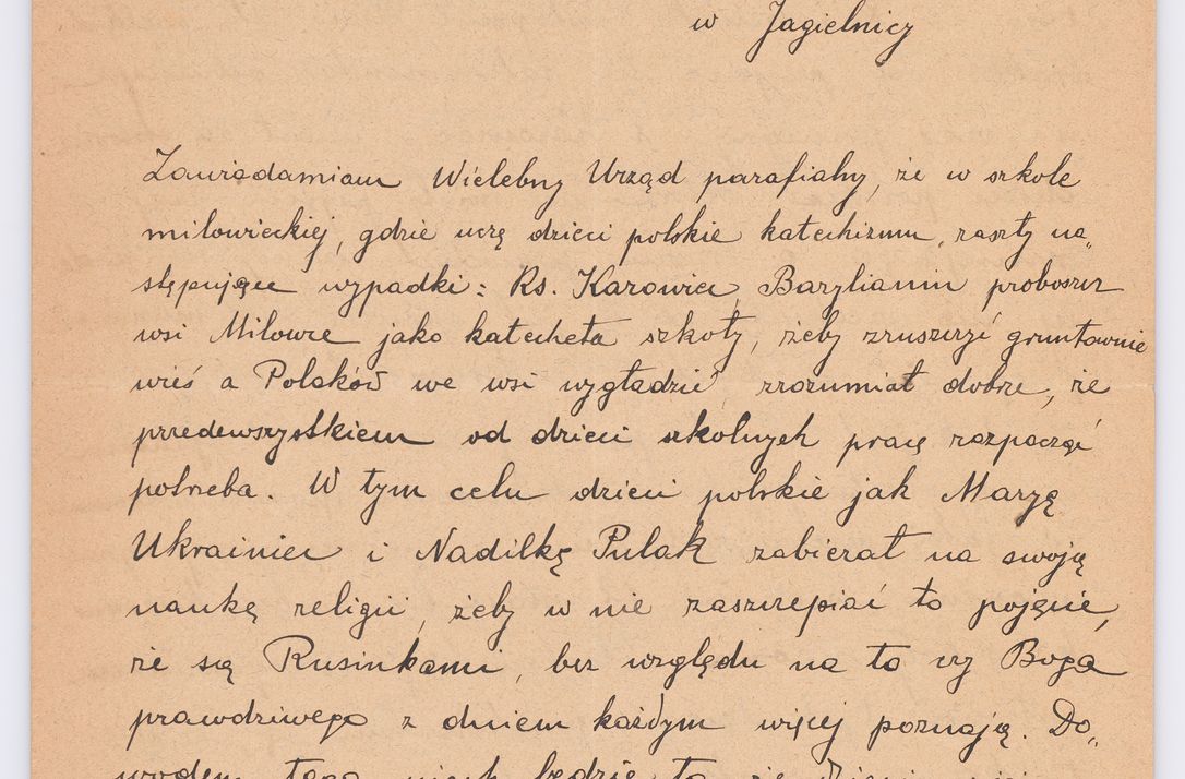 Zdjęcie nr 588 dla obiektu archiwalnego: Listy kierowane do Józefa Bilczewskiego w roku 1906