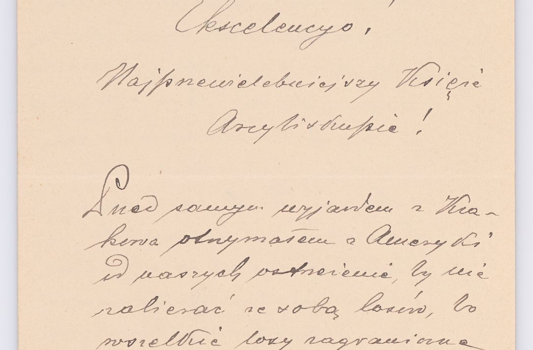 Zdjęcie nr 585 dla obiektu archiwalnego: Listy kierowane do Józefa Bilczewskiego w roku 1906