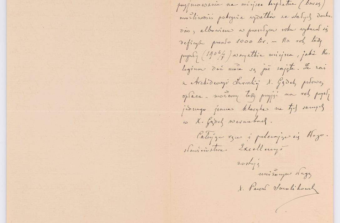 Zdjęcie nr 583 dla obiektu archiwalnego: Listy kierowane do Józefa Bilczewskiego w roku 1906