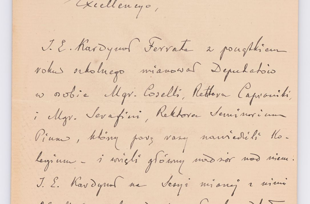 Zdjęcie nr 582 dla obiektu archiwalnego: Listy kierowane do Józefa Bilczewskiego w roku 1906