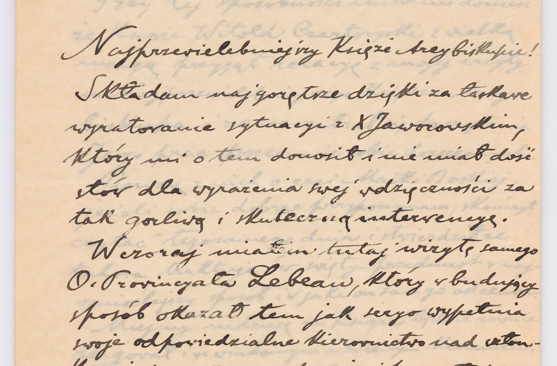 Zdjęcie nr 572 dla obiektu archiwalnego: Listy kierowane do Józefa Bilczewskiego w roku 1906