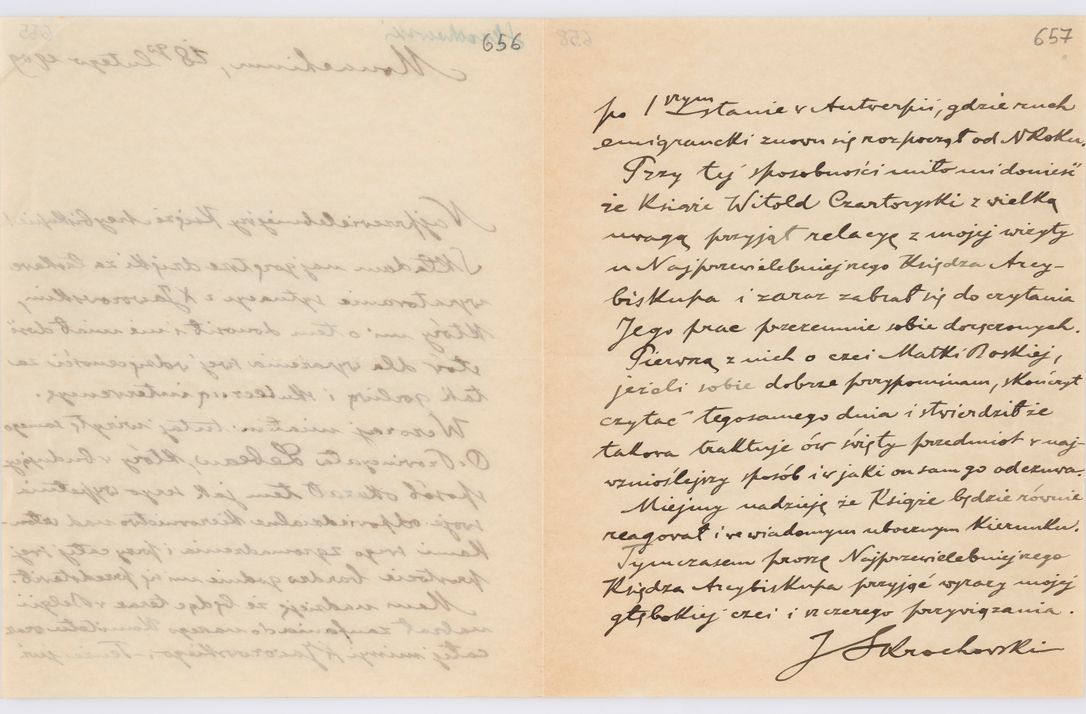 Zdjęcie nr 573 dla obiektu archiwalnego: Listy kierowane do Józefa Bilczewskiego w roku 1906