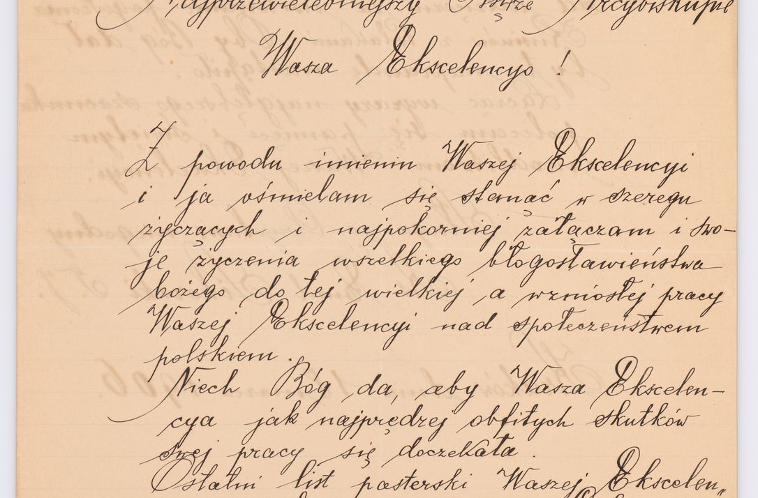 Zdjęcie nr 568 dla obiektu archiwalnego: Listy kierowane do Józefa Bilczewskiego w roku 1906
