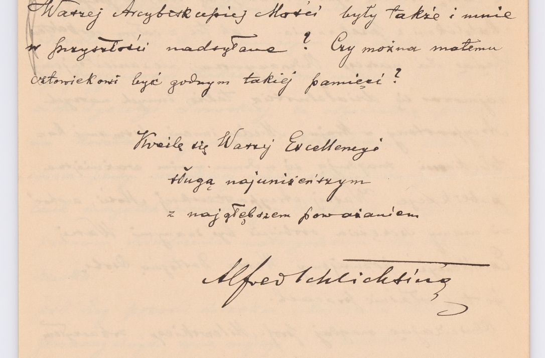 Zdjęcie nr 546 dla obiektu archiwalnego: Listy kierowane do Józefa Bilczewskiego w roku 1906