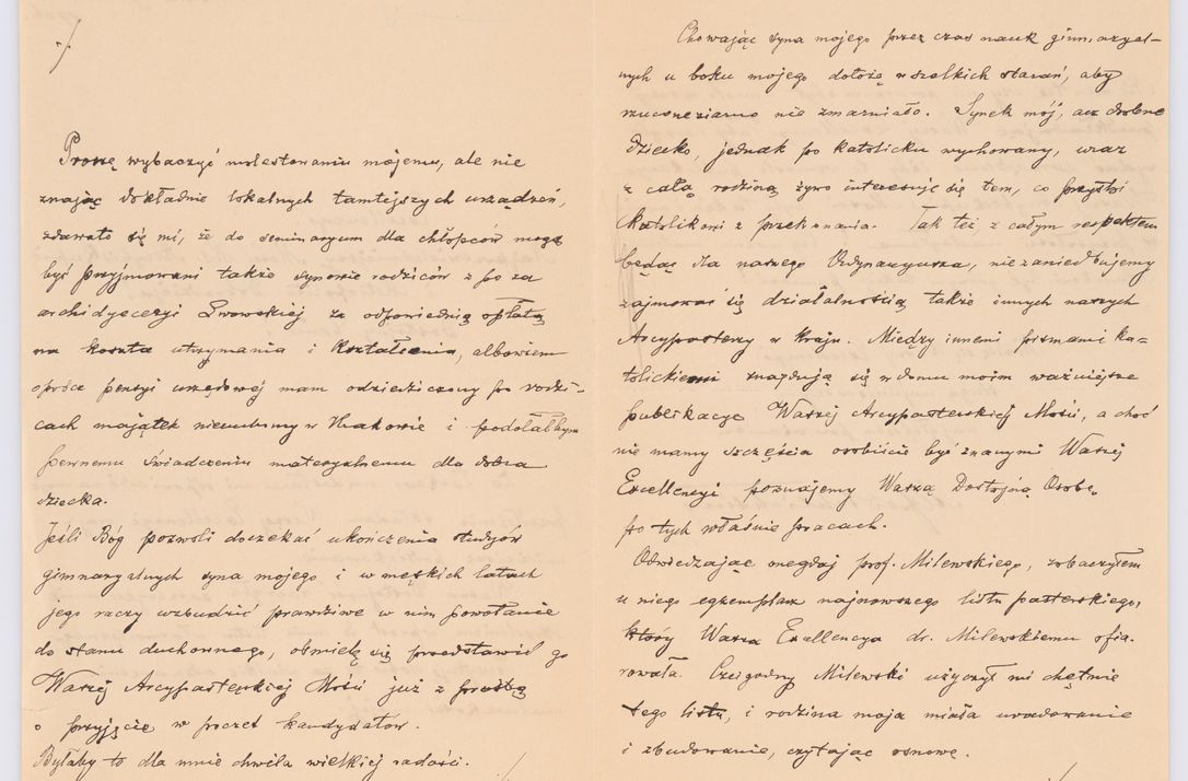 Zdjęcie nr 545 dla obiektu archiwalnego: Listy kierowane do Józefa Bilczewskiego w roku 1906