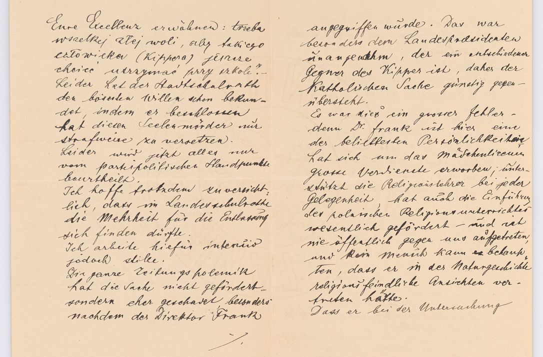 Zdjęcie nr 542 dla obiektu archiwalnego: Listy kierowane do Józefa Bilczewskiego w roku 1906
