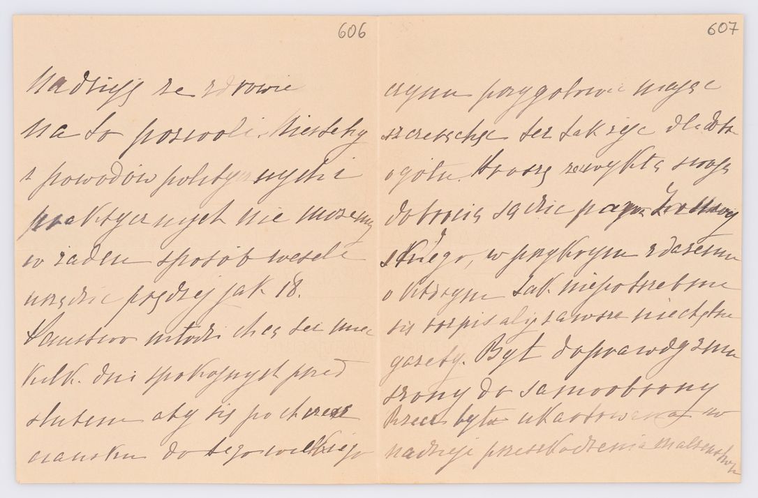 Zdjęcie nr 533 dla obiektu archiwalnego: Listy kierowane do Józefa Bilczewskiego w roku 1906