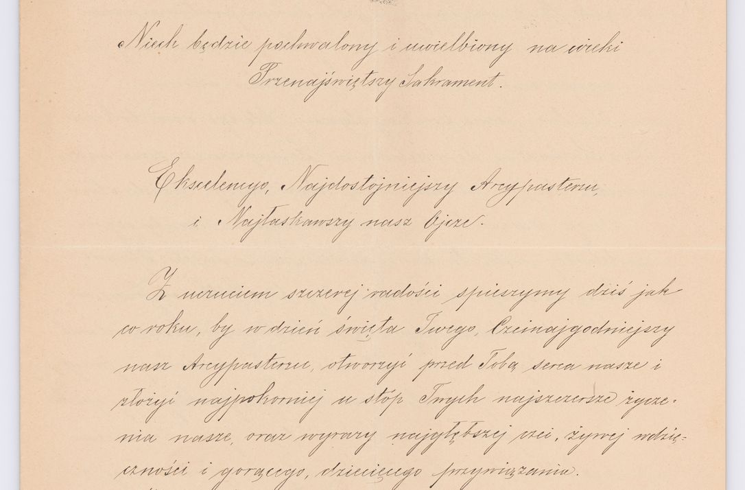 Zdjęcie nr 528 dla obiektu archiwalnego: Listy kierowane do Józefa Bilczewskiego w roku 1906