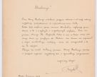 Zdjęcie nr 517 dla obiektu archiwalnego: Listy kierowane do Józefa Bilczewskiego w roku 1906