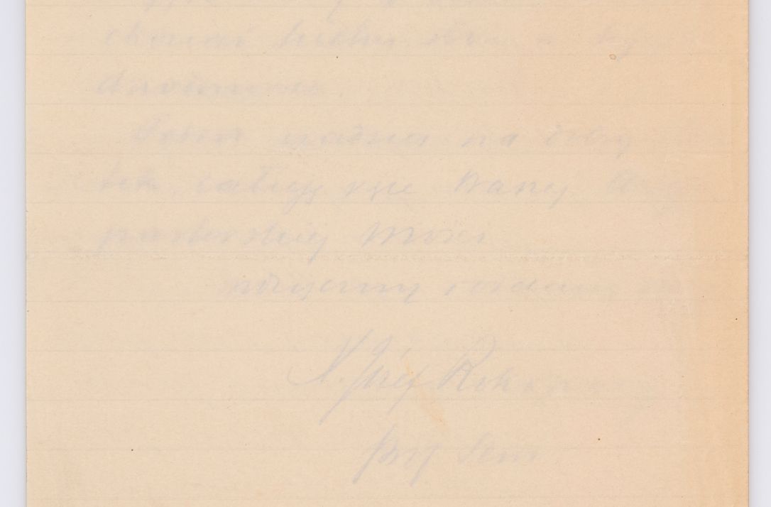 Zdjęcie nr 511 dla obiektu archiwalnego: Listy kierowane do Józefa Bilczewskiego w roku 1906