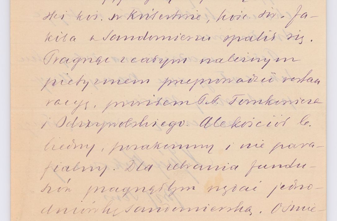 Zdjęcie nr 509 dla obiektu archiwalnego: Listy kierowane do Józefa Bilczewskiego w roku 1906