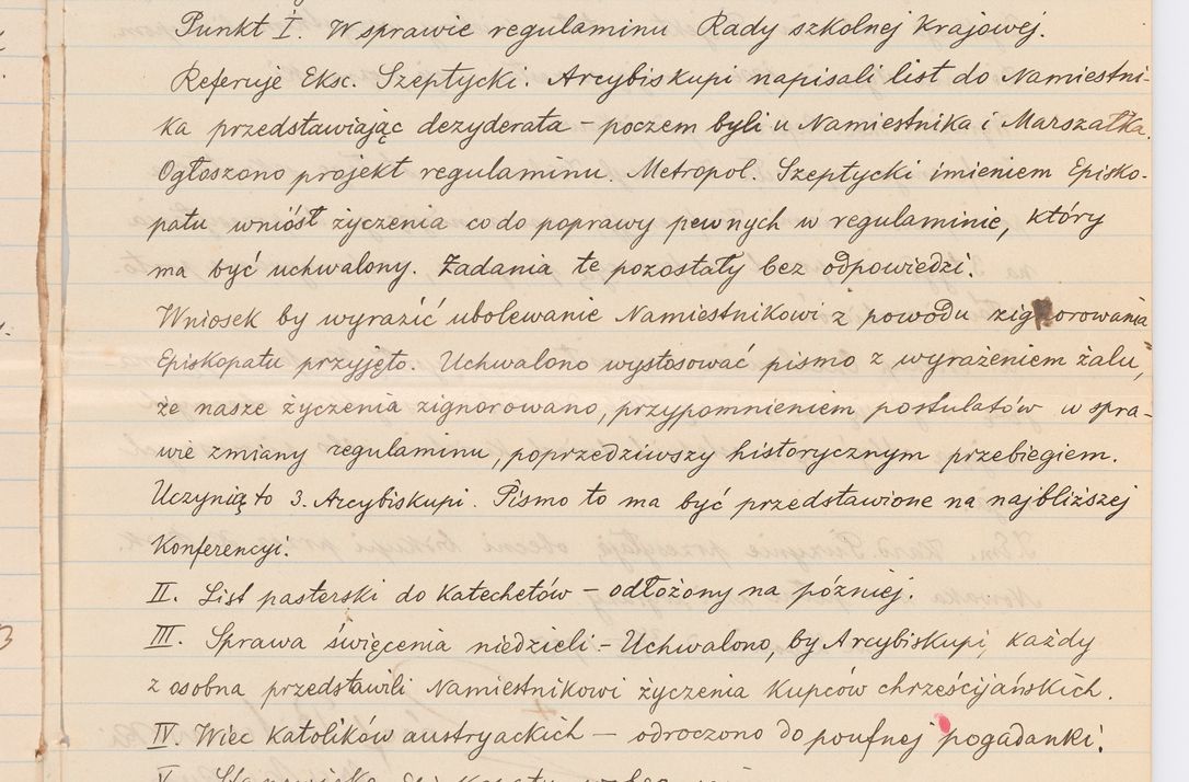 Zdjęcie nr 499 dla obiektu archiwalnego: Listy kierowane do Józefa Bilczewskiego w roku 1906