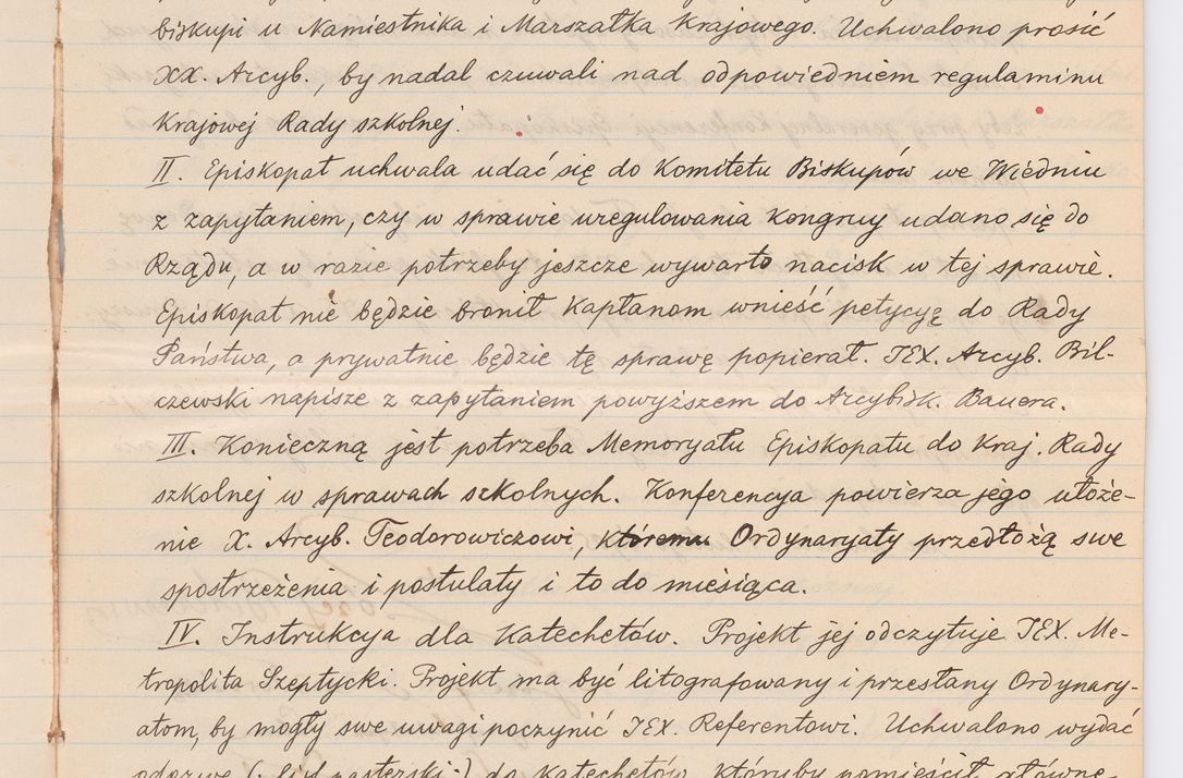 Zdjęcie nr 497 dla obiektu archiwalnego: Listy kierowane do Józefa Bilczewskiego w roku 1906