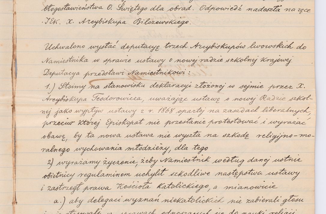 Zdjęcie nr 495 dla obiektu archiwalnego: Listy kierowane do Józefa Bilczewskiego w roku 1906