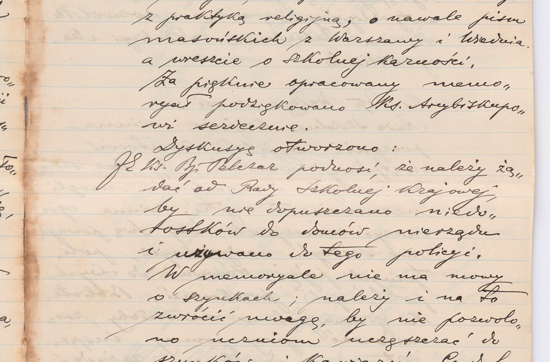 Zdjęcie nr 487 dla obiektu archiwalnego: Listy kierowane do Józefa Bilczewskiego w roku 1906