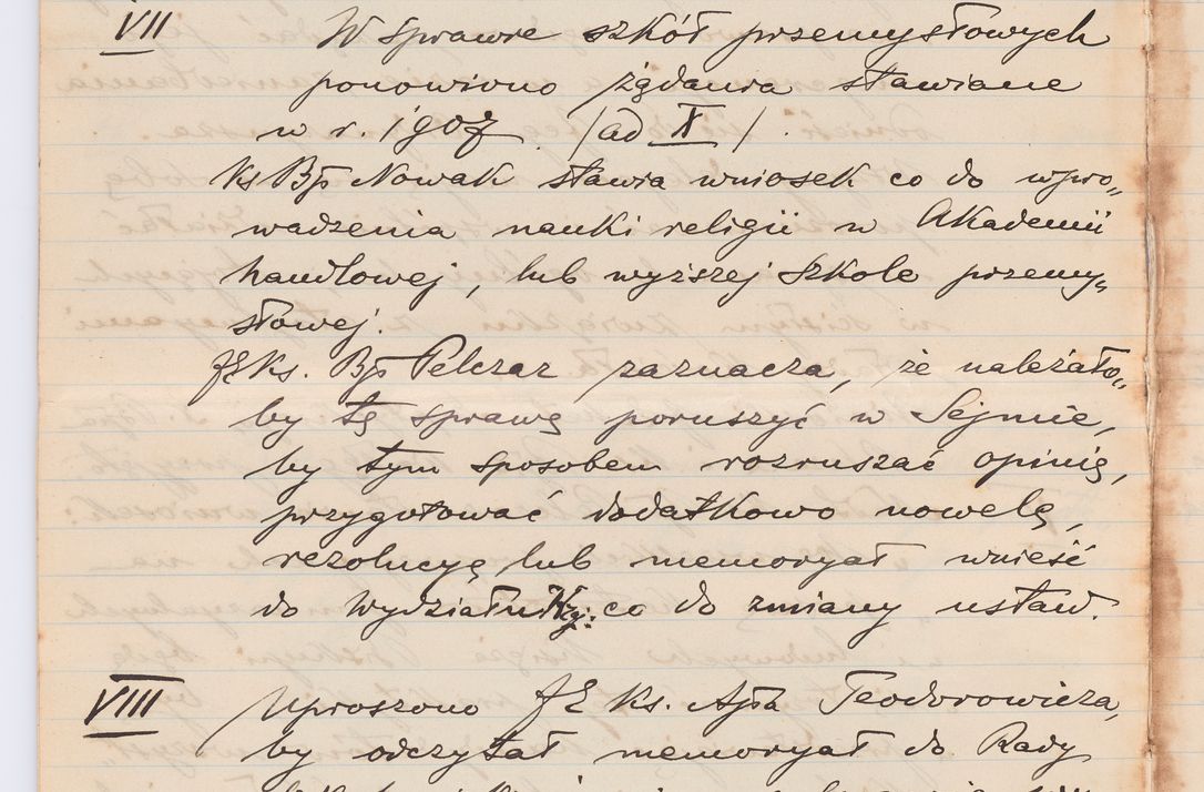Zdjęcie nr 486 dla obiektu archiwalnego: Listy kierowane do Józefa Bilczewskiego w roku 1906