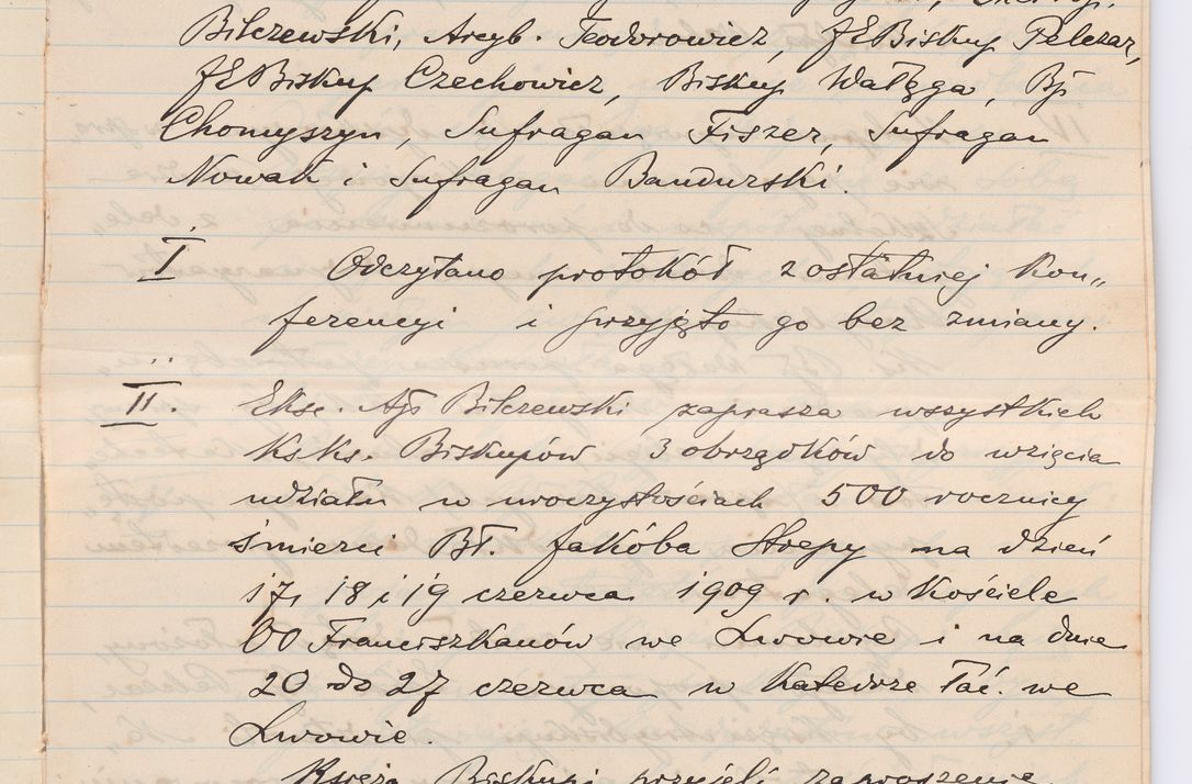 Zdjęcie nr 483 dla obiektu archiwalnego: Listy kierowane do Józefa Bilczewskiego w roku 1906