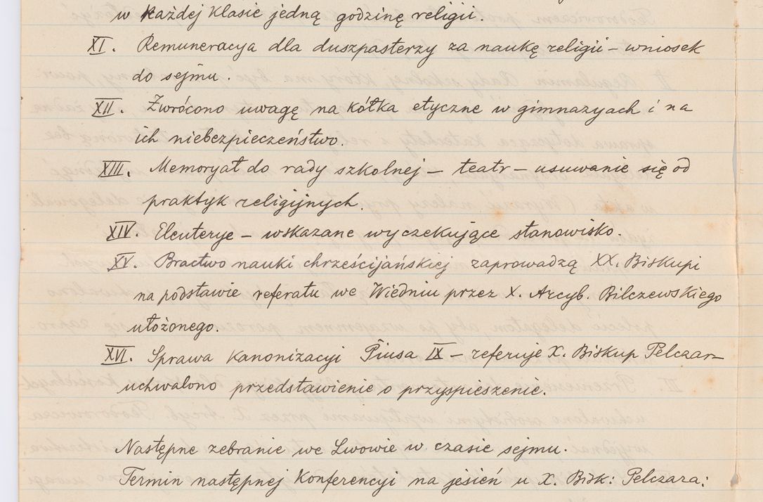 Zdjęcie nr 478 dla obiektu archiwalnego: Listy kierowane do Józefa Bilczewskiego w roku 1906