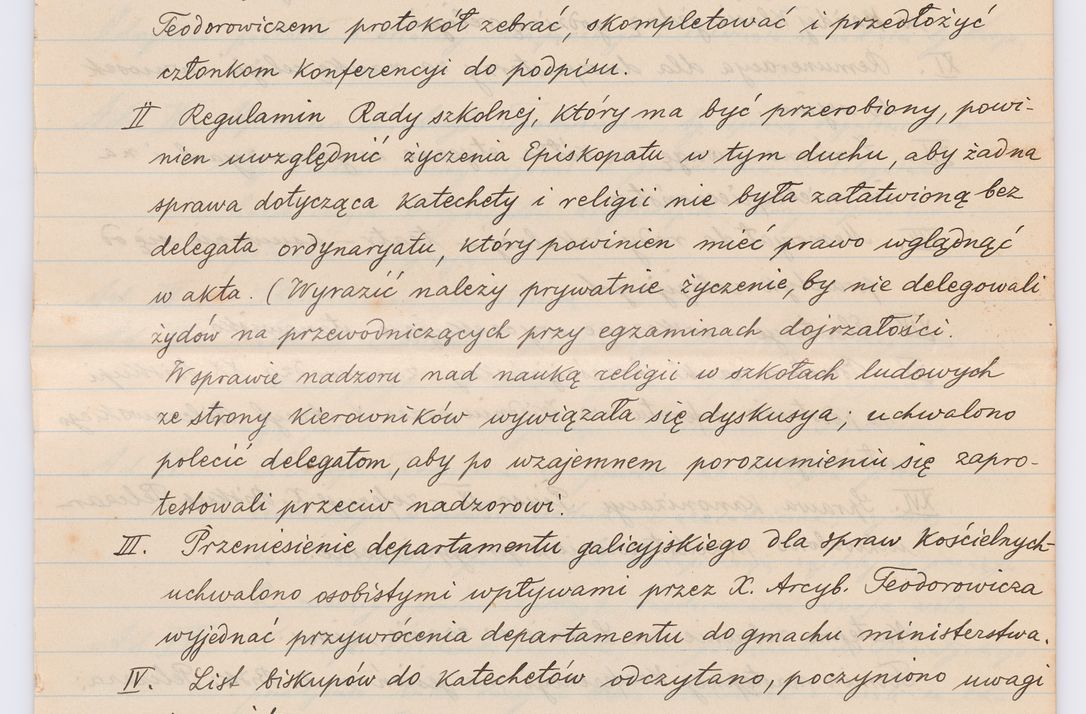 Zdjęcie nr 477 dla obiektu archiwalnego: Listy kierowane do Józefa Bilczewskiego w roku 1906