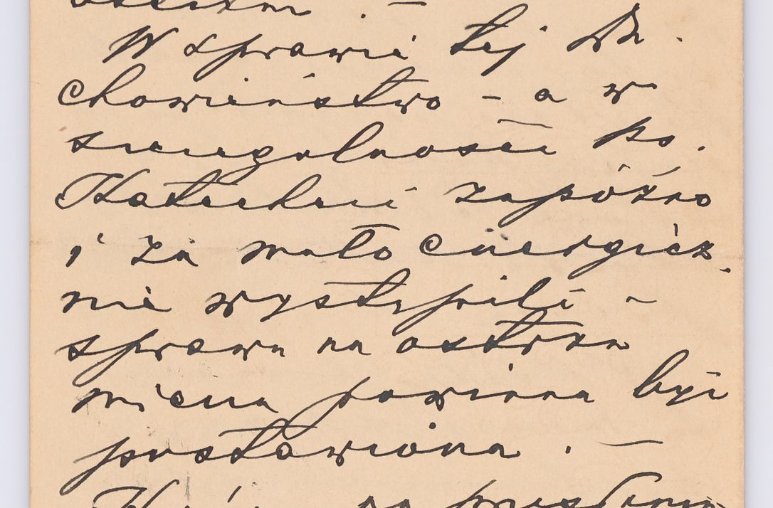 Zdjęcie nr 461 dla obiektu archiwalnego: Listy kierowane do Józefa Bilczewskiego w roku 1906