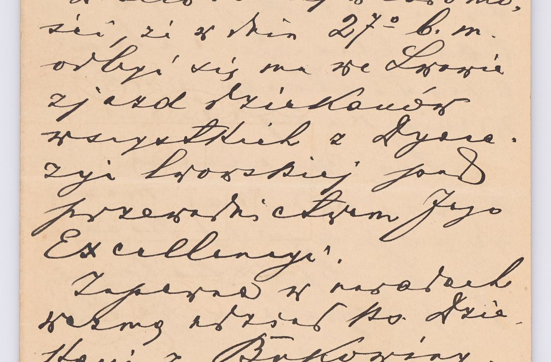 Zdjęcie nr 453 dla obiektu archiwalnego: Listy kierowane do Józefa Bilczewskiego w roku 1906