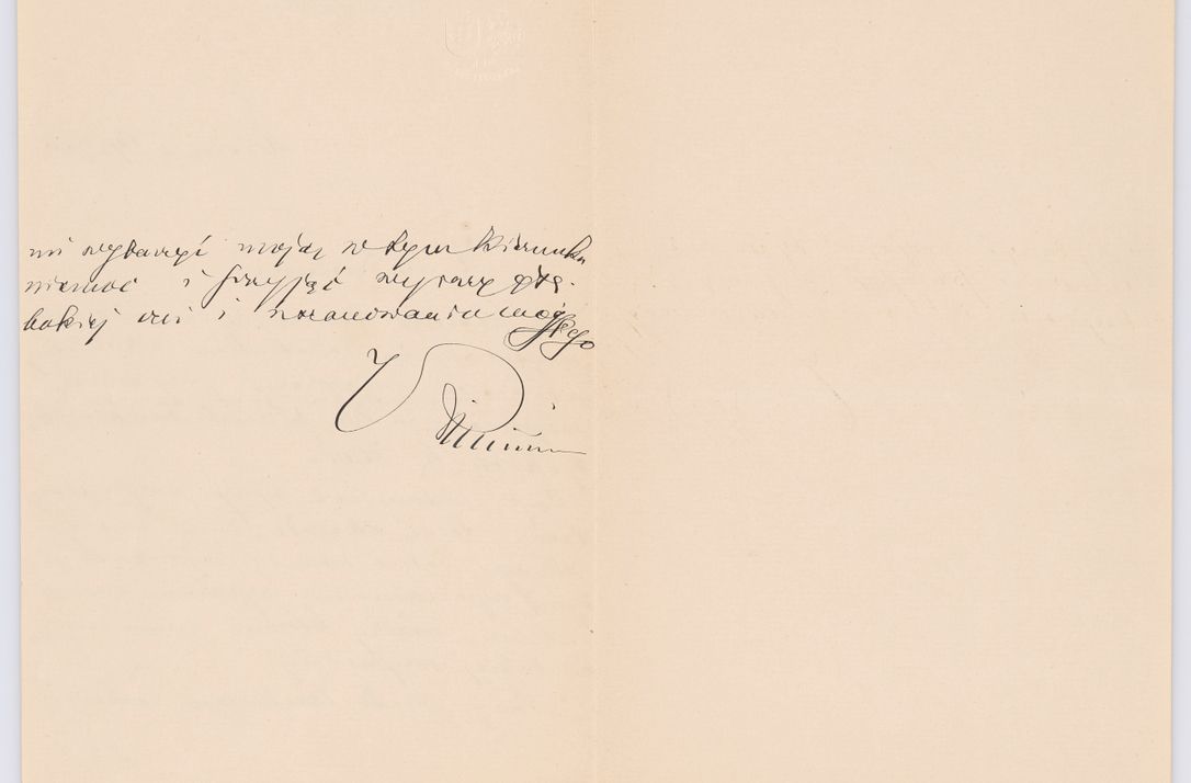 Zdjęcie nr 451 dla obiektu archiwalnego: Listy kierowane do Józefa Bilczewskiego w roku 1906