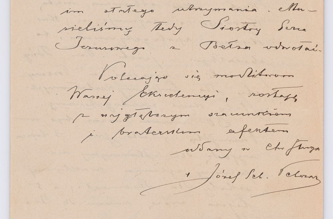 Zdjęcie nr 449 dla obiektu archiwalnego: Listy kierowane do Józefa Bilczewskiego w roku 1906