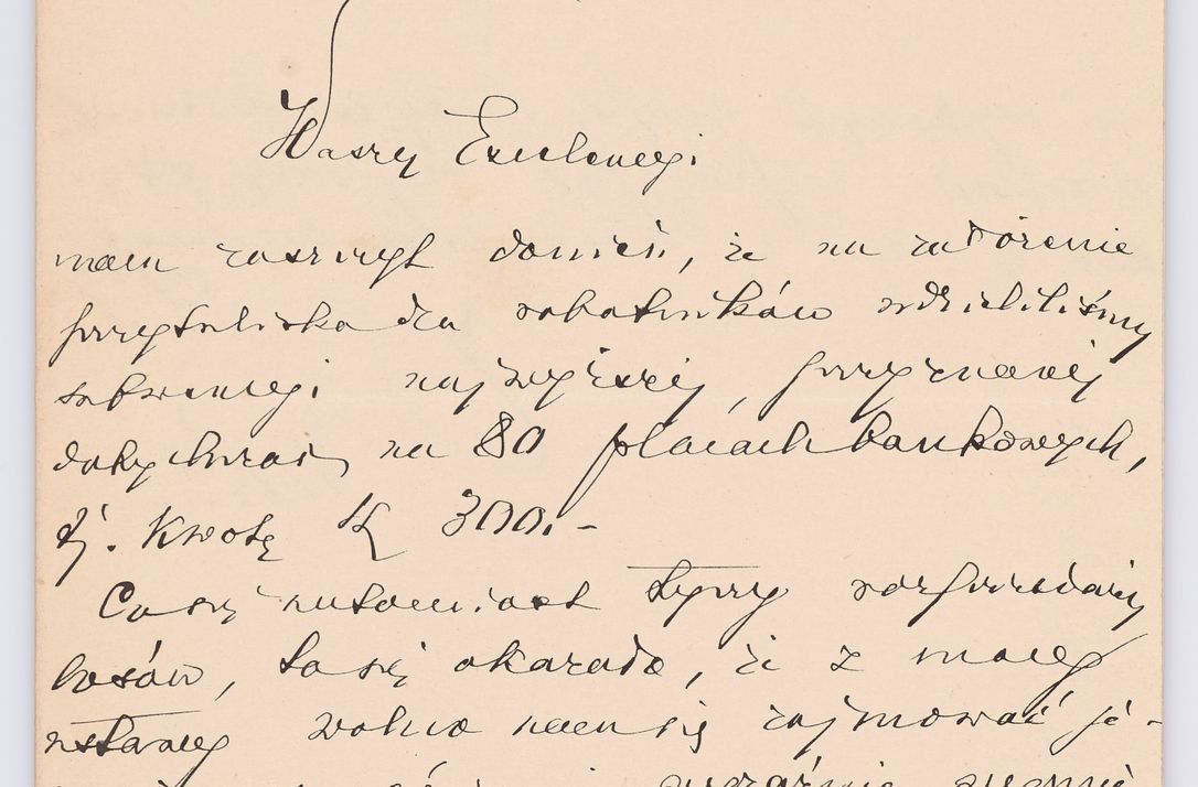 Zdjęcie nr 450 dla obiektu archiwalnego: Listy kierowane do Józefa Bilczewskiego w roku 1906