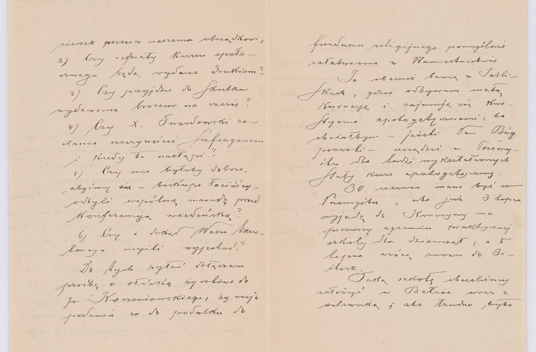 Zdjęcie nr 448 dla obiektu archiwalnego: Listy kierowane do Józefa Bilczewskiego w roku 1906