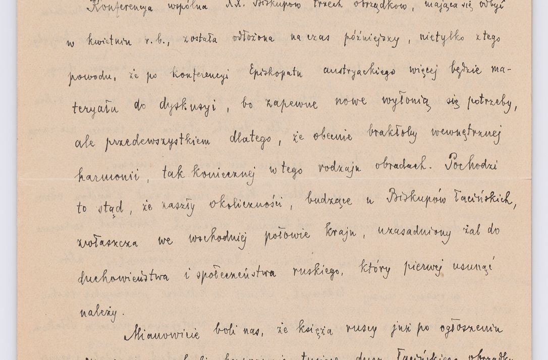 Zdjęcie nr 444 dla obiektu archiwalnego: Listy kierowane do Józefa Bilczewskiego w roku 1906